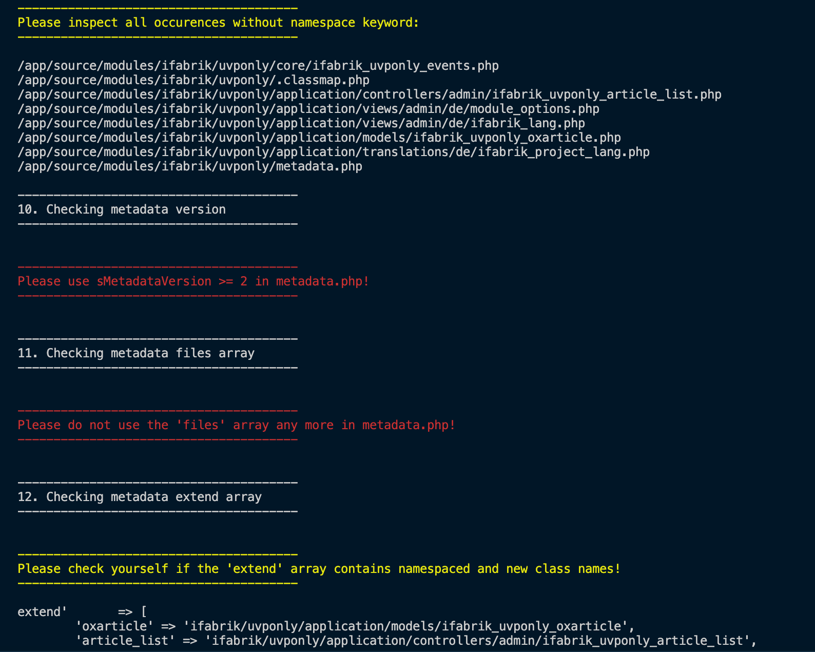Warnings (error_log) bei PHP 8